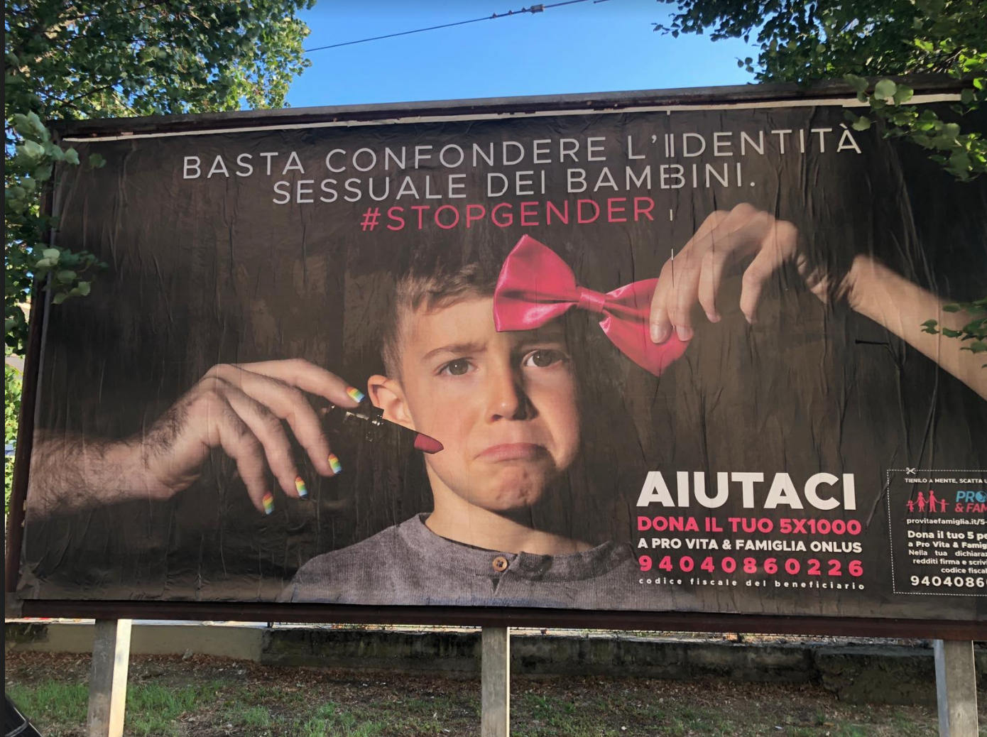 Gender. Pro Vita & Famiglia: «A Pontedera censura illegale» 1